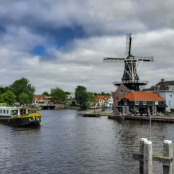 Canal & Windmil, Haarlem