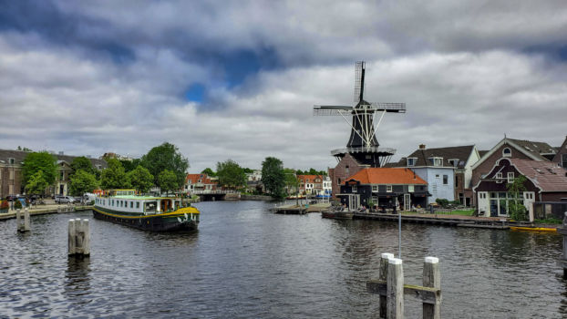 Canal & Windmil, Haarlem